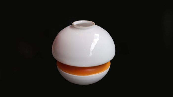 Plafonnier en opaline